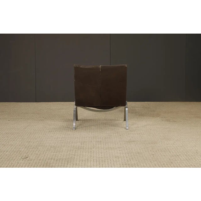 Early Production 'Pk-22' Lounge Chair by Poul Kjærholm for Ekc, Double-Signed For Sale - Image 9 of 18