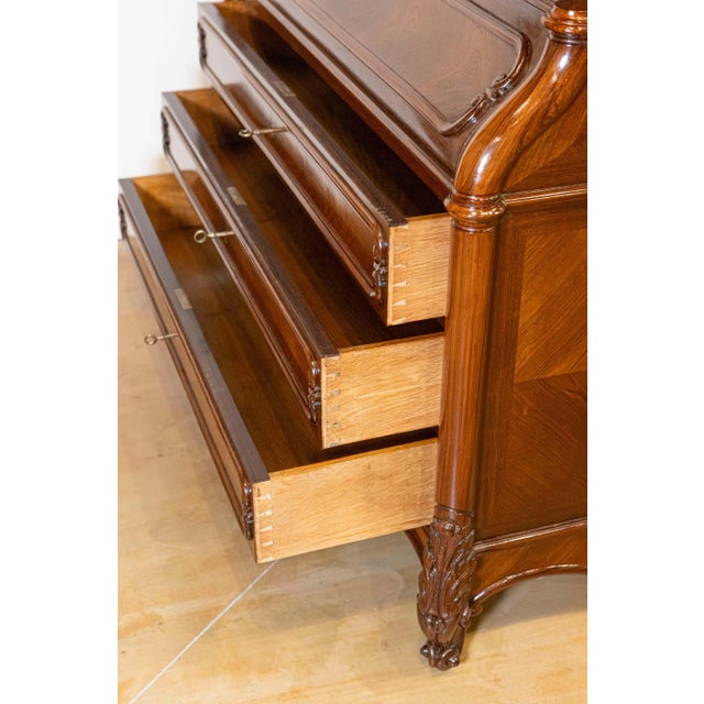 Italian Renaissance revival Bookcase Secretaire, 19th Century For Sale In Atlanta - Image 6 of 17