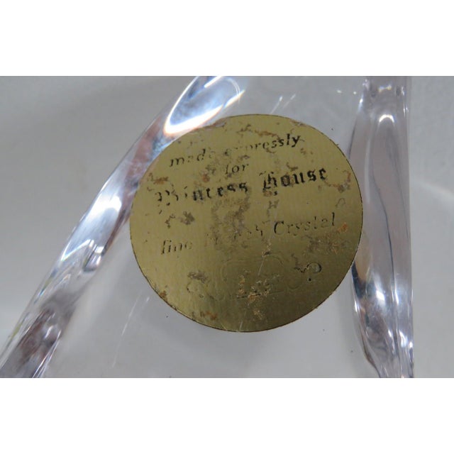 Princess House Fine French Lead Crystal Flying Bird Trinket Candy Dish 5161b For Sale In Miami - Image 6 of 9