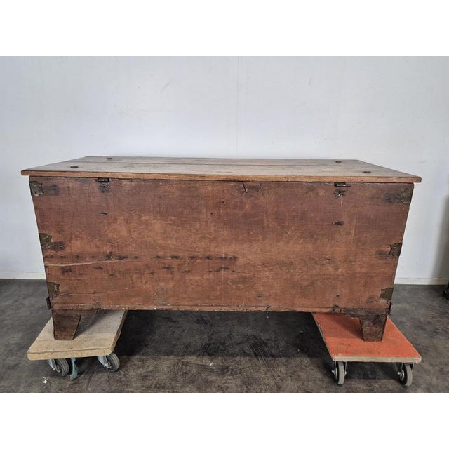 Large 18th Century Flemish Chest For Sale - Image 9 of 13