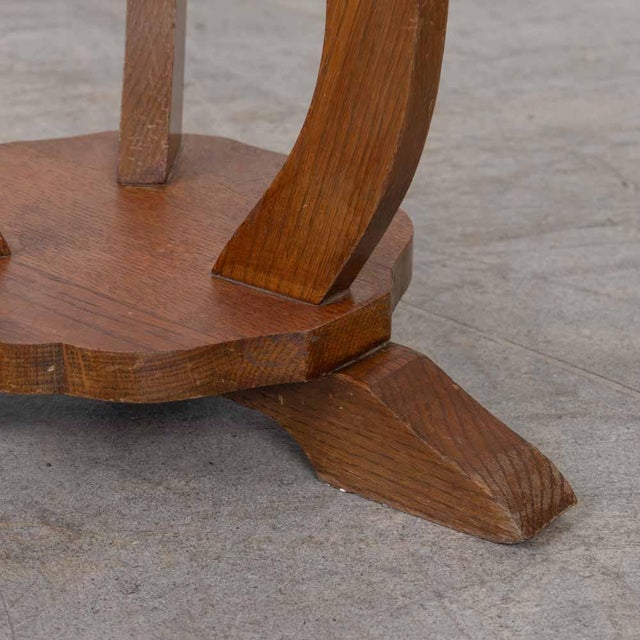 1940s French Carved Wood Gueridon Table For Sale - Image 10 of 12