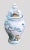 Vintage Hand-Painted Ginger Jar – a unique mid-century Japanese ginger jar. Delicately hand-painted porcelain ginger jar...