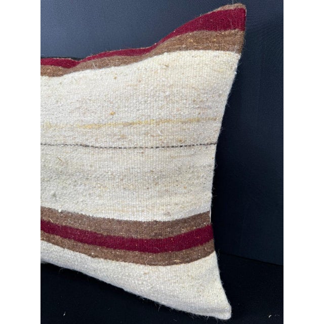 Contemporary Turkish Hemp Pillow Cushion Natural Beige Brown Cushion Cover 20x20 For Sale - Image 3 of 4