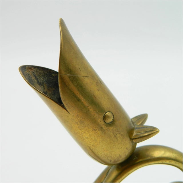 Gold Toothpick Holder by Karl Hagenauer for Werkstätte Hagenauer Wien, 1930s For Sale - Image 8 of 11