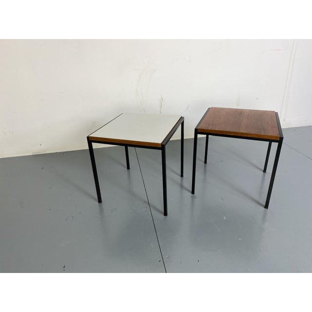 Mid-Century Modernist Side Tables from Pastoe, 1950s, Set of 2 For Sale - Image 7 of 18