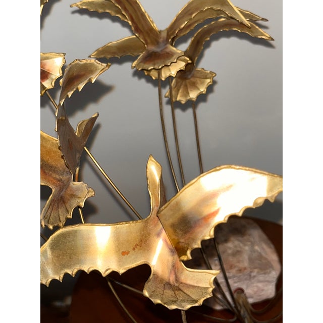 Metal 1960s Vintage Mid Century Brutalist Nautical Seagull Metal Art For Sale - Image 7 of 13