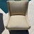 Textile Vintage Harvey Probber Attributed Lounge Chair With Brass Handle Pull For Sale - Image 7 of 12