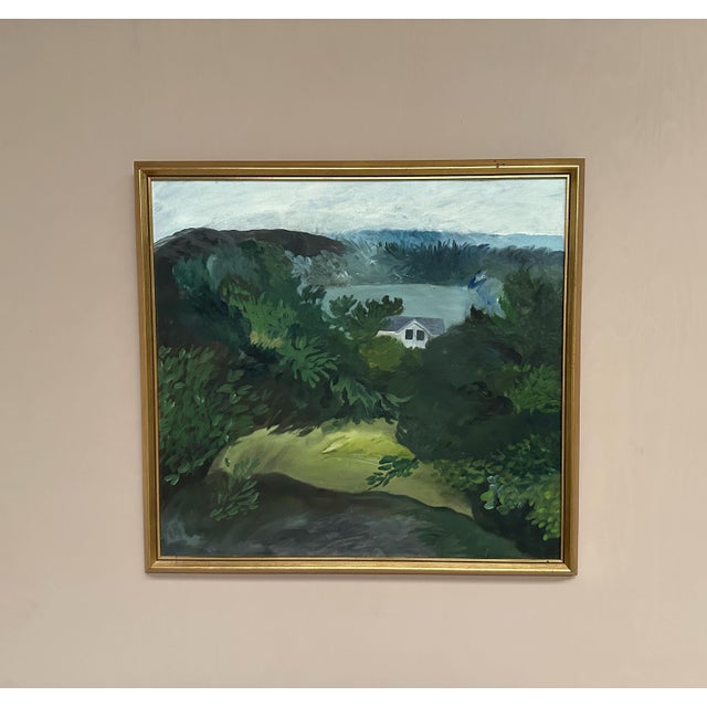 Swedish Artist, Evening in the Archipelago, 1964, Oil on Canvas, Framed For Sale - Image 11 of 18