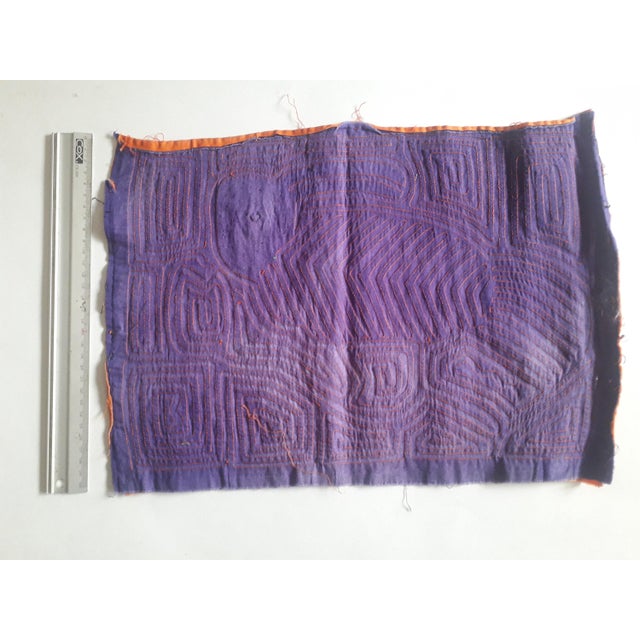 Mola Fabric by Cuna Indians from San Blas Island, Panama, 1970s, in Very Good conditions. Designed 1970 to 1979