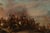 Battle Scene is an original old masters' artwork realized in the 18th century. Mixed colored oil painting on canvas. The...