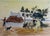 cabane de cacharel ', gouache on paper, by yves brayer (circa 1950s). In the camargue region of southern france, there is...