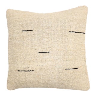 Large Turkish Kilim Minimalist Pillow For Sale
