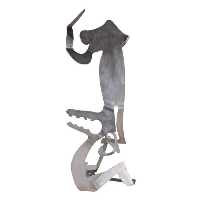 Guido Hafner, Mensch Mit Mensch (Human with Human), 1990s, Metal For Sale