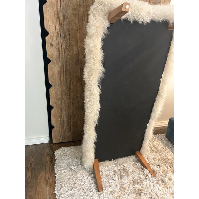 Mitchell Gold Original Mongolian Lamb Bench For Sale In Los Angeles - Image 6 of 10