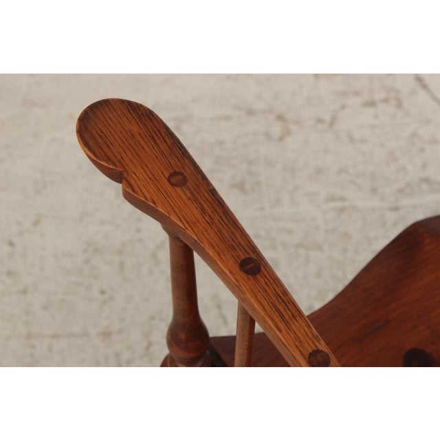 Dr Dimes High Fan Back Windsor Armchair For Sale - Image 9 of 18