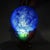 Late 19th Century Buddhist Relic Sphere With Ksitigarbha, 1520g, Blue Crystal Ball For Sale - Image 4 of 6