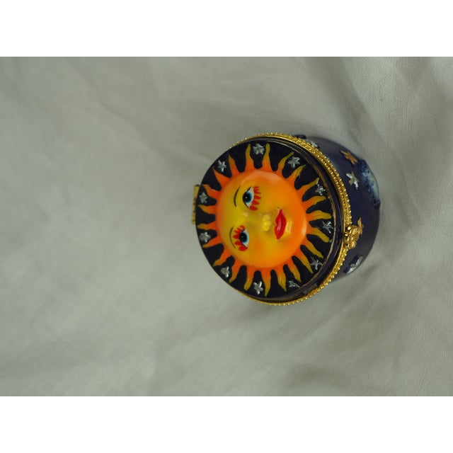 Boho Chic 1970s Vintage Sun and Star Compact For Sale - Image 3 of 8