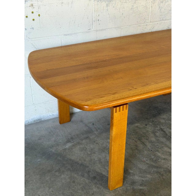 1970s Oak Coffee Table Mid-Centuryl Modern Mid-Century Modern 1970s For Sale - Image 5 of 11