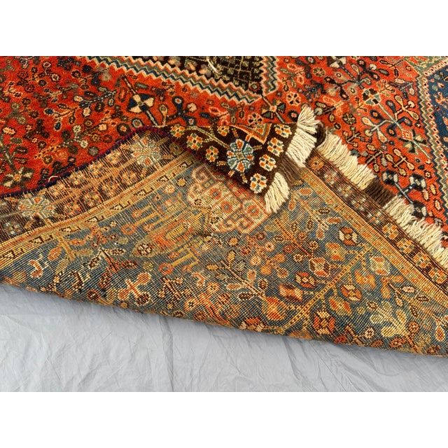 1970s Persian Original Vintage Handmade Rug 4'10 X 7'5 For Sale - Image 5 of 10