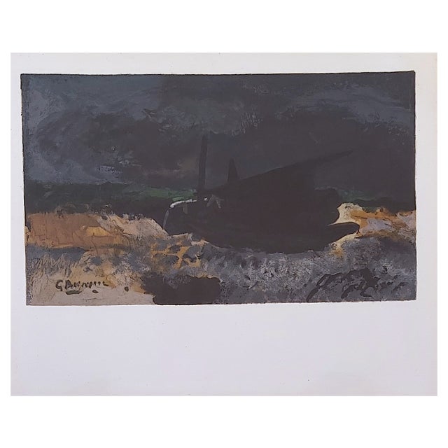 Georges Braque, Barque sur les galets, Mid-20th Century, Lithograph For Sale
