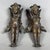 Brown Antique Bronze Frieze Hanging Sculptures of Winged Figures, Early 20th Century, Set of 2 For Sale - Image 8 of 11