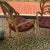 Tufted Wooden Leaf Faux Bois Chairs - A Pair For Sale In Atlanta - Image 6 of 7