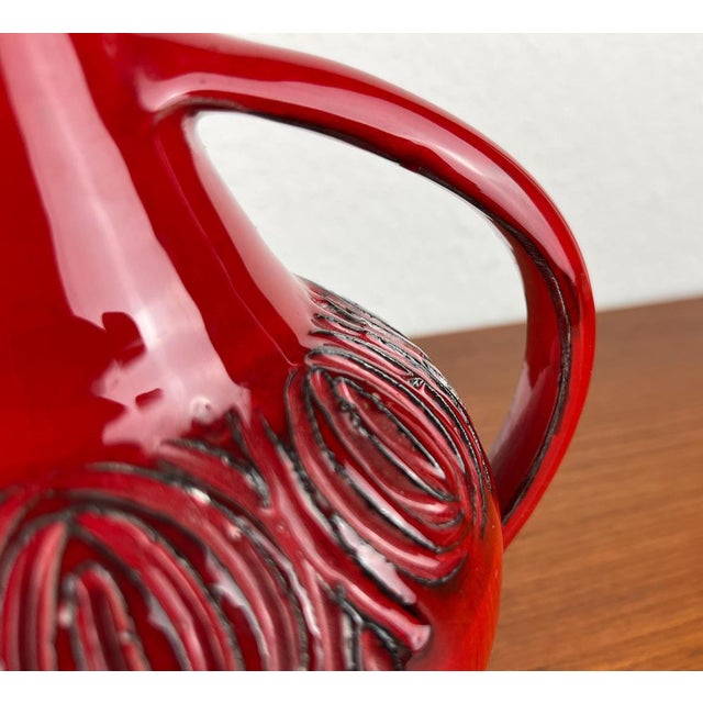 Mid-Century Italian Ceramic Carafe Vase, 1960s For Sale - Image 15 of 18