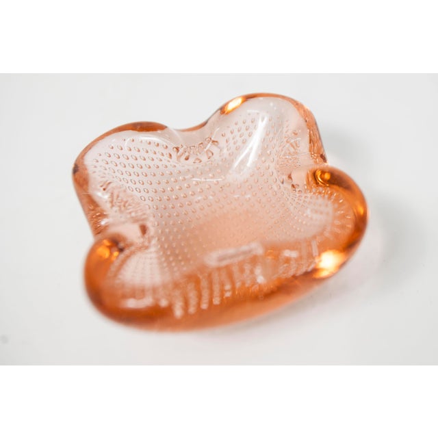 Pink Pink Murano Glass Ashtray, 1960 For Sale - Image 8 of 10
