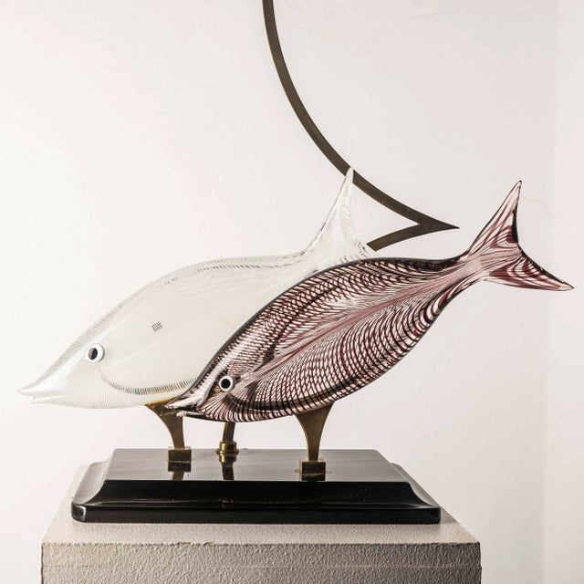 Murano Glass Lamp by Licio Zanetti, Italy, 1970s For Sale - Image 4 of 15