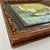Stunning copper glaze on weighty and large rustic carved wood frame. Mid century impressionist style painting of still...