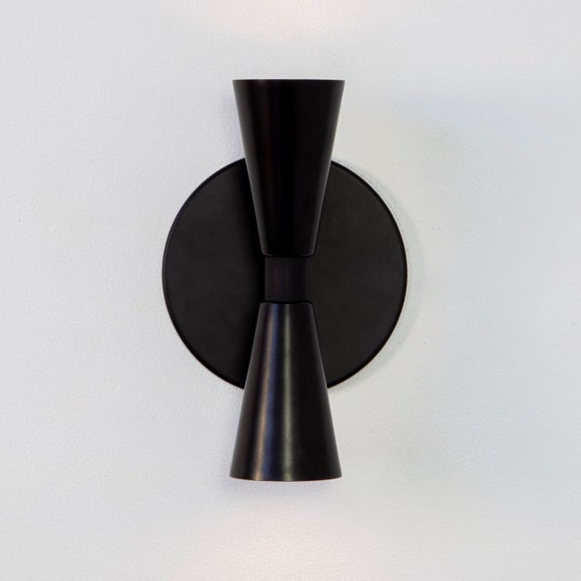 Cone 2 Sconce Small, Modern, by Research.Lighting, Modern, Minimal For Sale - Image 9 of 12