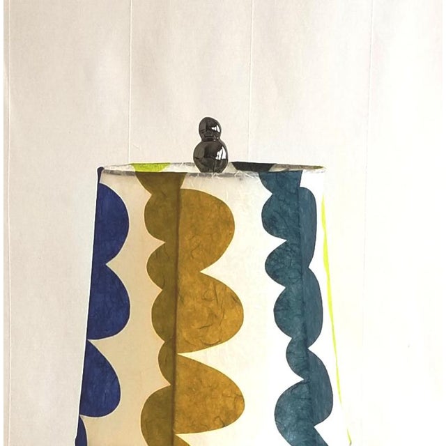 Metallic Black Lamp Finials A Pair Chairish