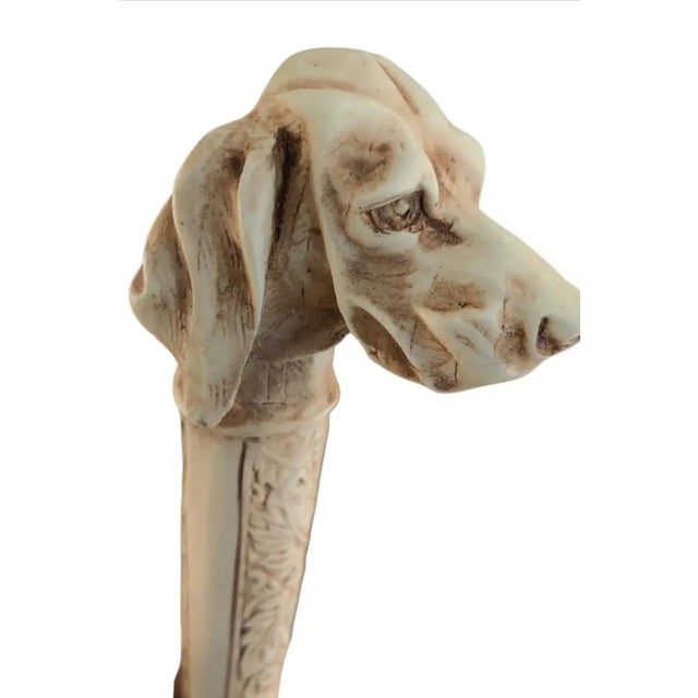 Metal Vintage Figural Dog Head Magnifying Glass For Sale - Image 7 of 13