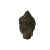 Discover tranquility with this serene Vintage Chinese Brown Bronze Color Metal Shakyamuni Buddha Head Figure. This...