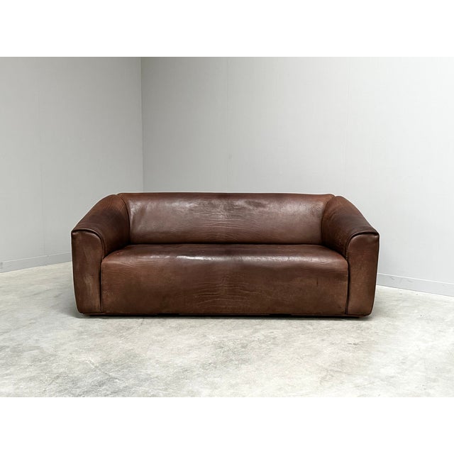 DS47 3-Seater Sofas in Leather from de Sede, 1970s, Set of 2 For Sale - Image 9 of 18