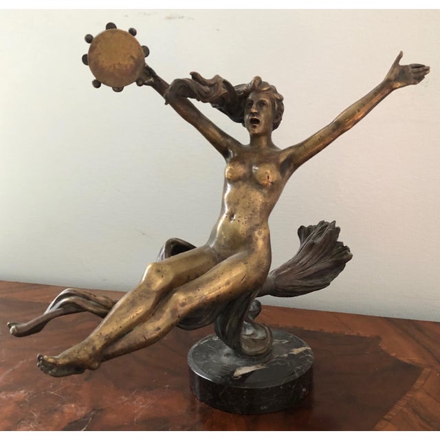 Jean Garnier (1853-1910) Art Nouveau Bronze Sculpture C.1890s For Sale - Image 4 of 6