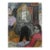Bruno Paoli "Withdrawal" Original Italian Modern Figurative Portrait, 20th Century Florence Italy Fine Art Painting, Oil on Board, 27.5x23.5" For Sale