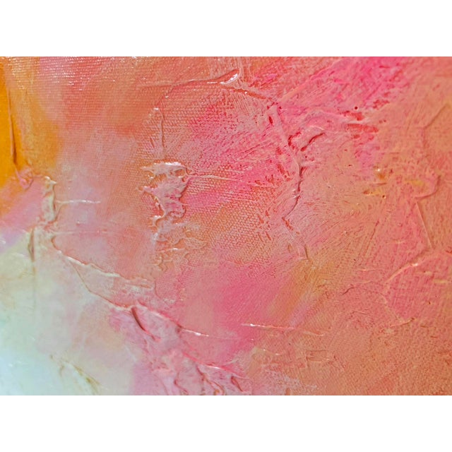 1990s Large Abstract Color Field Oil Painting by H. Scott, Framed For Sale - Image 18 of 18