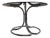 Round Dining Table in Smoked Glass and Chrome by Gastone Rinaldi For Sale