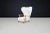 Monumental French Wingback Armchair in Ivory Bouclé with Sculpted Frame, 1930s For Sale - Image 3 of 10