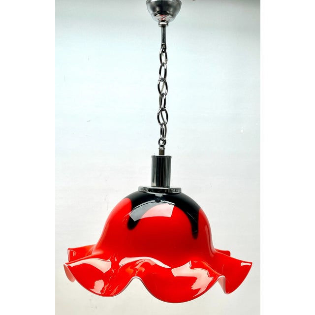 Vintage Pendant Light in Murano Glass, 1960s For Sale - Image 4 of 12