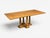 David Linley, Art Deco Style, Inlaid Dining Table, Burlwood Oak, United Kingdom, 2000s An Art Deco style commissioned...