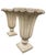 Transform your garden, courtyard, or entryway with this exquisite pair of vintage neoclassical cast stone planters....