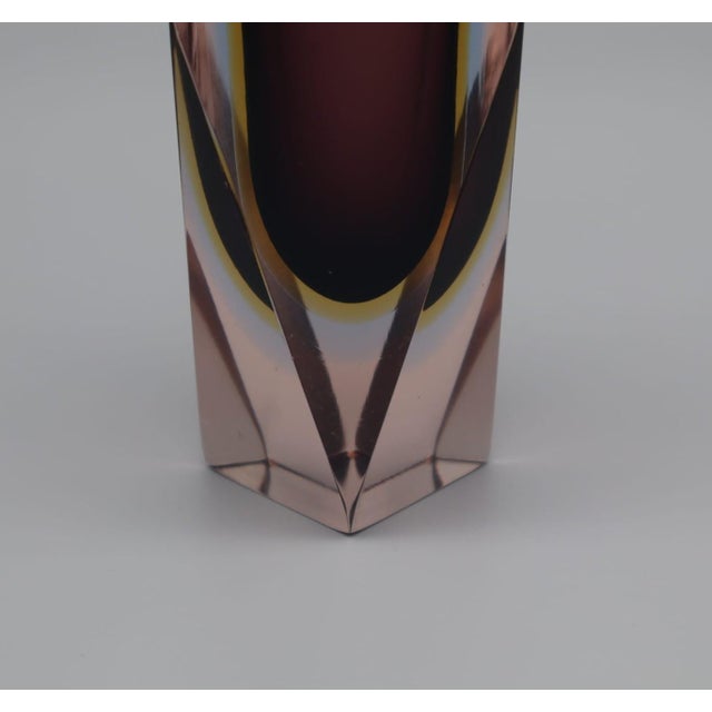 1960s Sommerso Murano Vase by Flavio Poli for Seguso, 1960s For Sale - Image 5 of 6