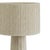 Tapered Natural Chenille Fiber Floor Lamp For Sale - Image 4 of 7