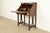 Stickley Brothers Style Antique Mission Oak Arts & Crafts Drop Front Secretary Desk With Inlaid Marquetry, Circa 1910 For Sale In South Bend - Image 6 of 16