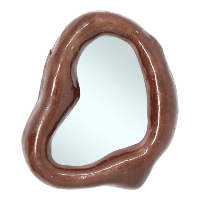 Mini Echoe Mirror "A" Burgundy For Sale