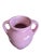 Ceramic 1980s Postmodern Pink Urn Vessel With Handles For Sale - Image 7 of 11
