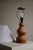 Brown 1960s Scandinavian Mid Century Modern Sculptural Organic Wooden Oak Table Lamp For Sale - Image 8 of 9
