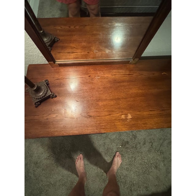 1960s Henredon Campaign Style Bedroom Dresser W/Mirrors For Sale - Image 12 of 16